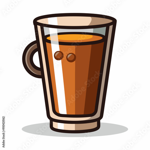 coffee Silhouette Vector Illustration