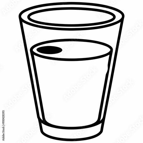 coffee Silhouette Vector Illustration