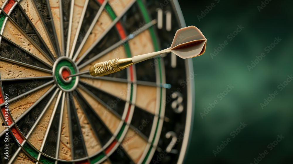 Precision and Passion A close-up of a dart hitting the bullseye on a dartboard, symbolizing the focus and accuracy needed to achieve your goals and hit your target with confidence wallpaper, backgroun Precision and Passion A close-up of a dart hitting the bullseye on a dartboard, symbolizing the focus and accuracy needed to achieve your goals and hit your target with confidence wallpaper, backgroun
