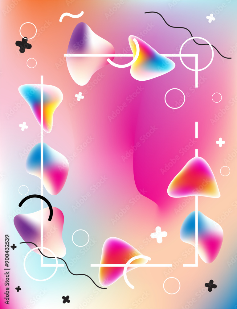The abstract is cute with circles on a pink background. The abstract is cute with circles on a pink background.