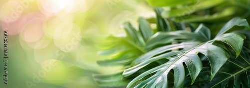 Green Leaves in Sunlight