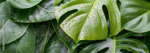 Green Leaves in Sunlight