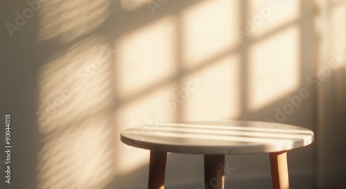 Table With Light and Shadow
