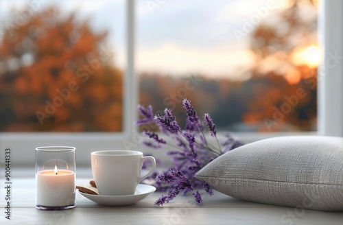 Cozy Evening by the Window