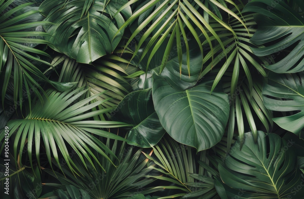 Lush Green Palm Fronds
