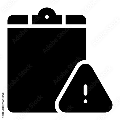 problem report glyph icon