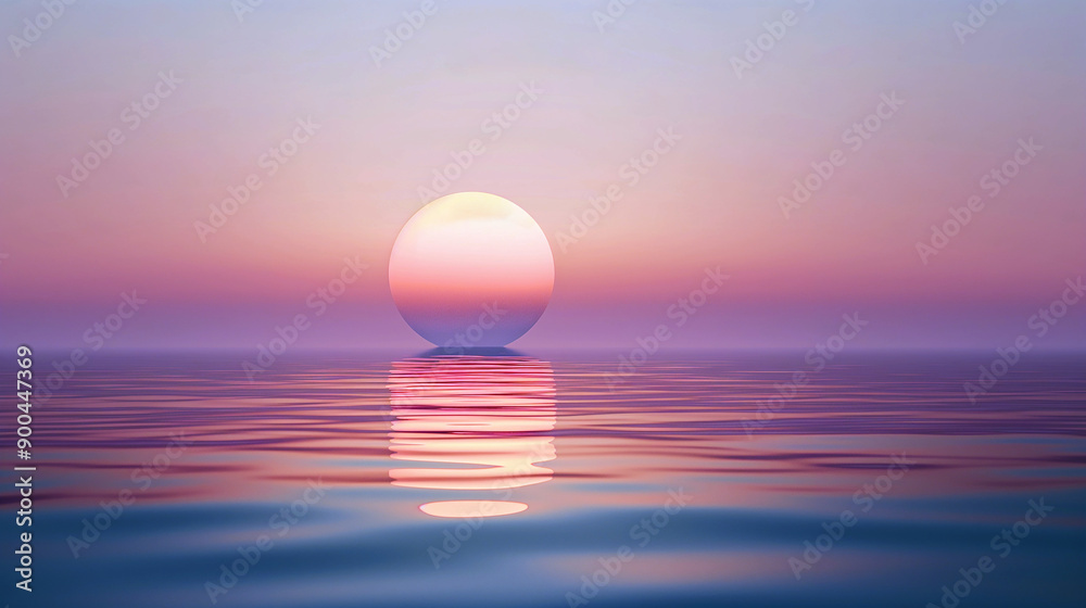 Sunset, sunrise over the sea horizon Sunset, sunrise over the sea horizon