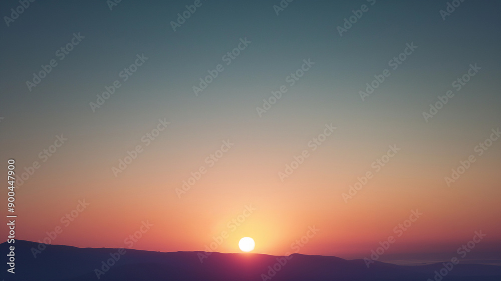 Sunset, sunrise over the horizon. Sunset, sunrise over the horizon.