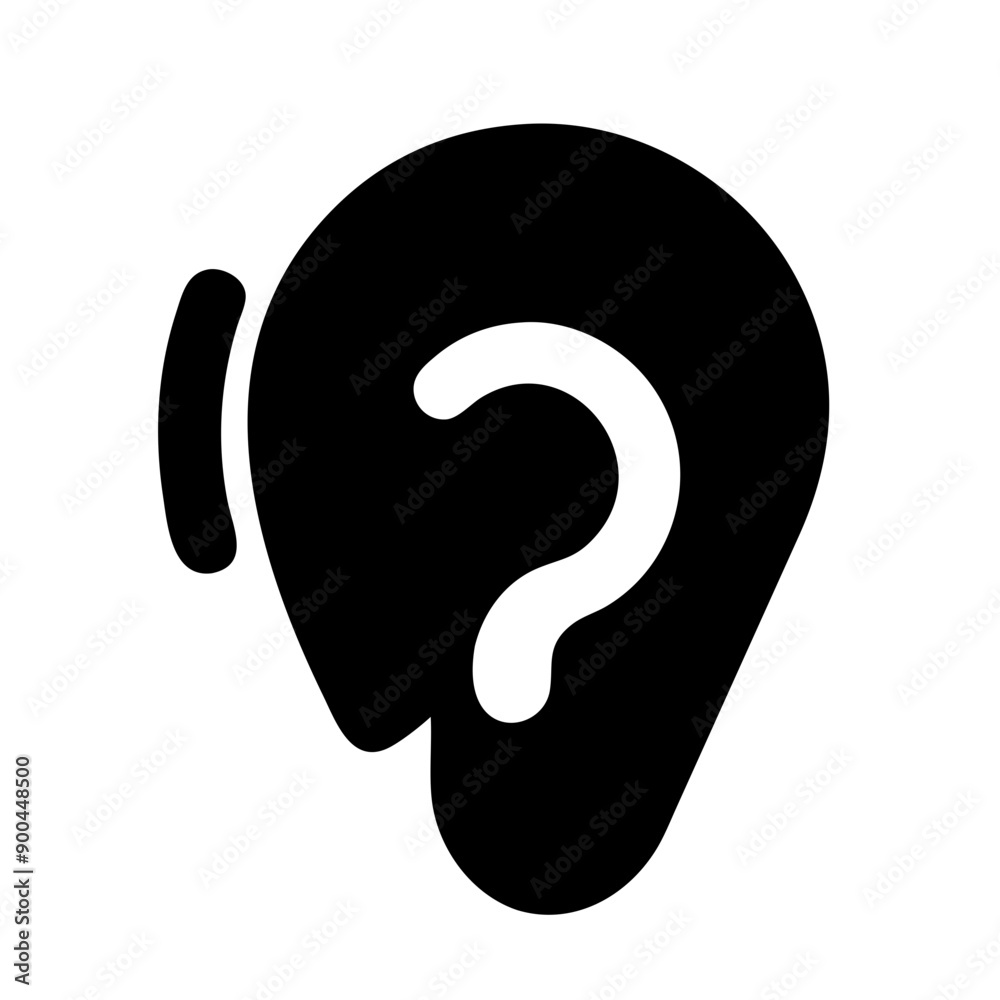Creative Ear Symbol Representing LOR in Medicine Creative Ear Symbol Representing LOR in Medicine