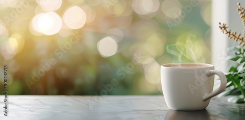 Morning Coffee With Flowers