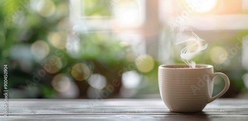 Morning Coffee With Flowers