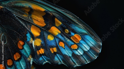 Butterfly Wing Macro Photography photo