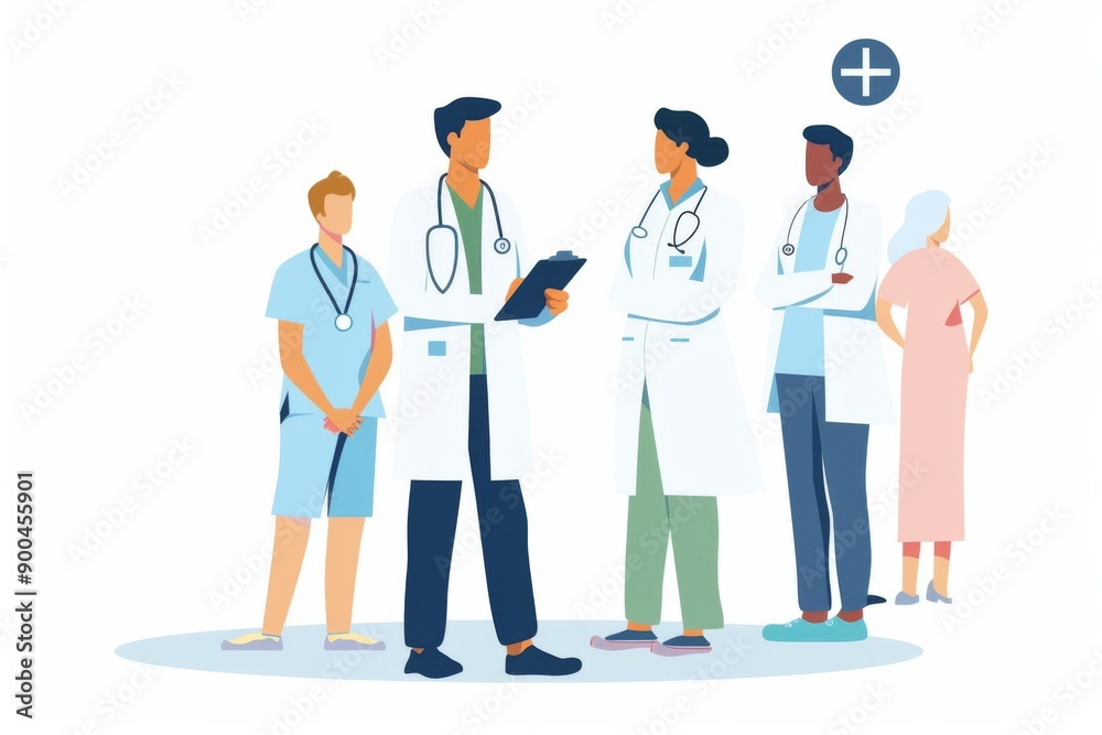 Conceptual medical illustration isolated created with Generative AI Conceptual medical illustration isolated created with Generative AI