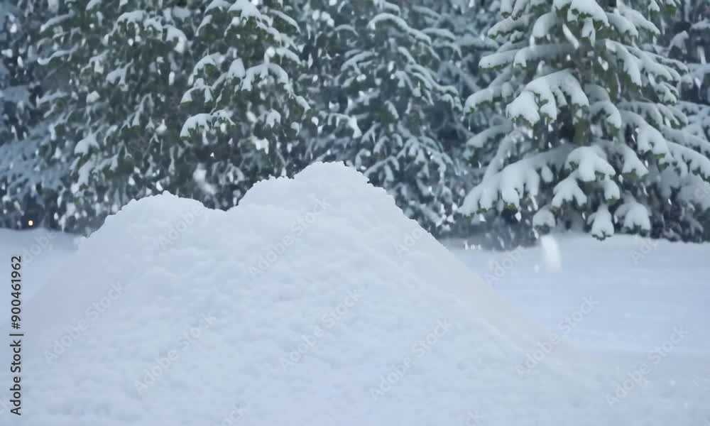 Rapid Accumulation of Falling Snowflakes Rapid Accumulation of Falling Snowflakes