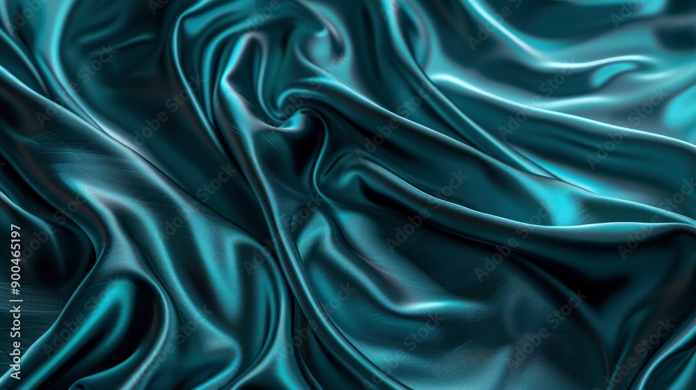 Fototapeta premium abstract background luxury cloth or liquid wave or wavy folds of grunge silk texture satin velvet material or luxurious Christmas background or elegant wallpaper design, background, ai