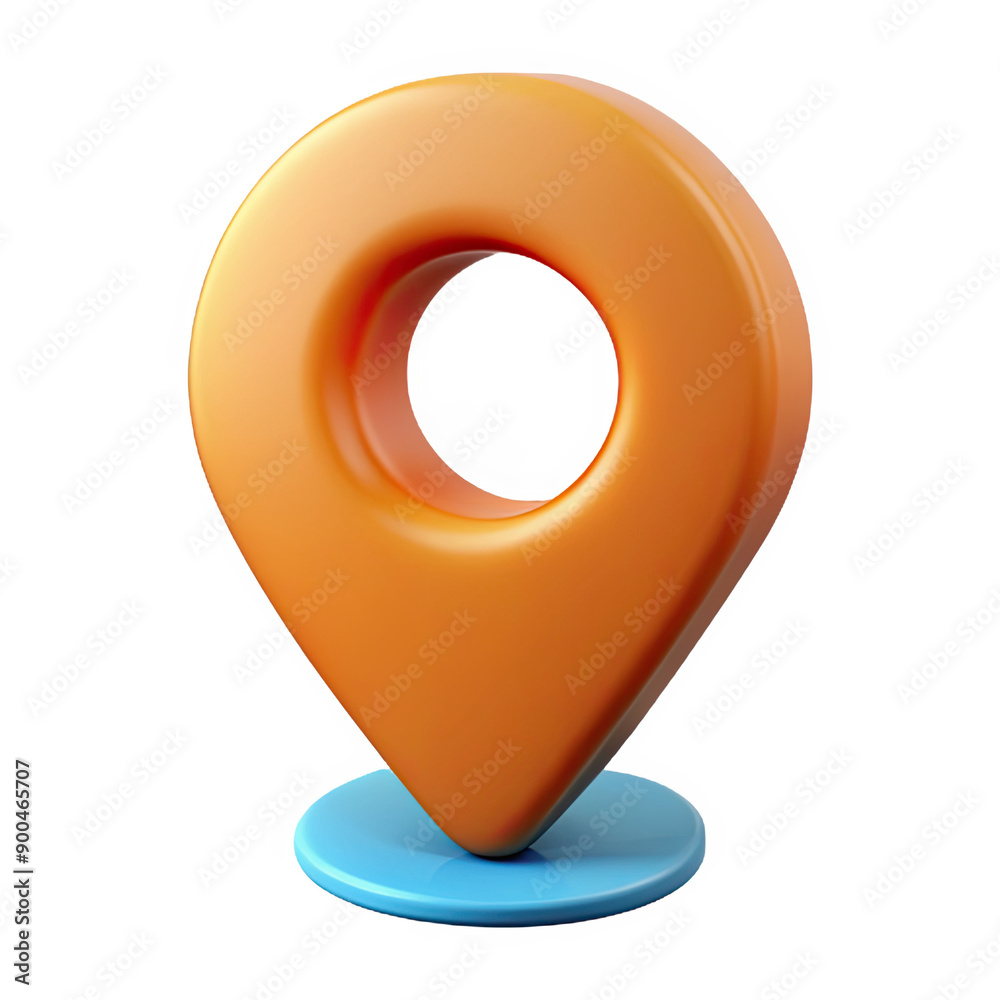 a map pin on a square piece of paper a map pin on a square piece of paper