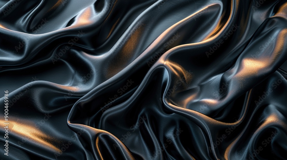 Fototapeta premium abstract background luxury cloth or liquid wave or wavy folds of grunge silk texture satin velvet material or luxurious Christmas background or elegant wallpaper design, background, ai