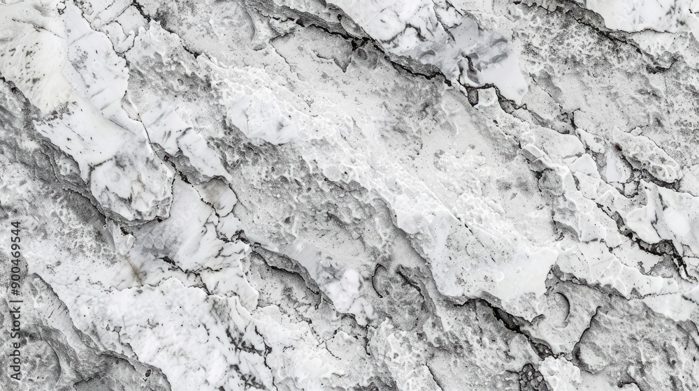 Fototapeta premium Texture and seamless background of white granite stone , generative ai