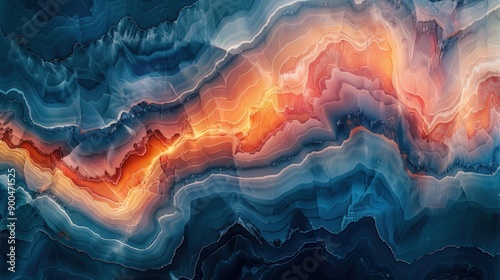 Breathtaking Geologic Eruption of Color and Light