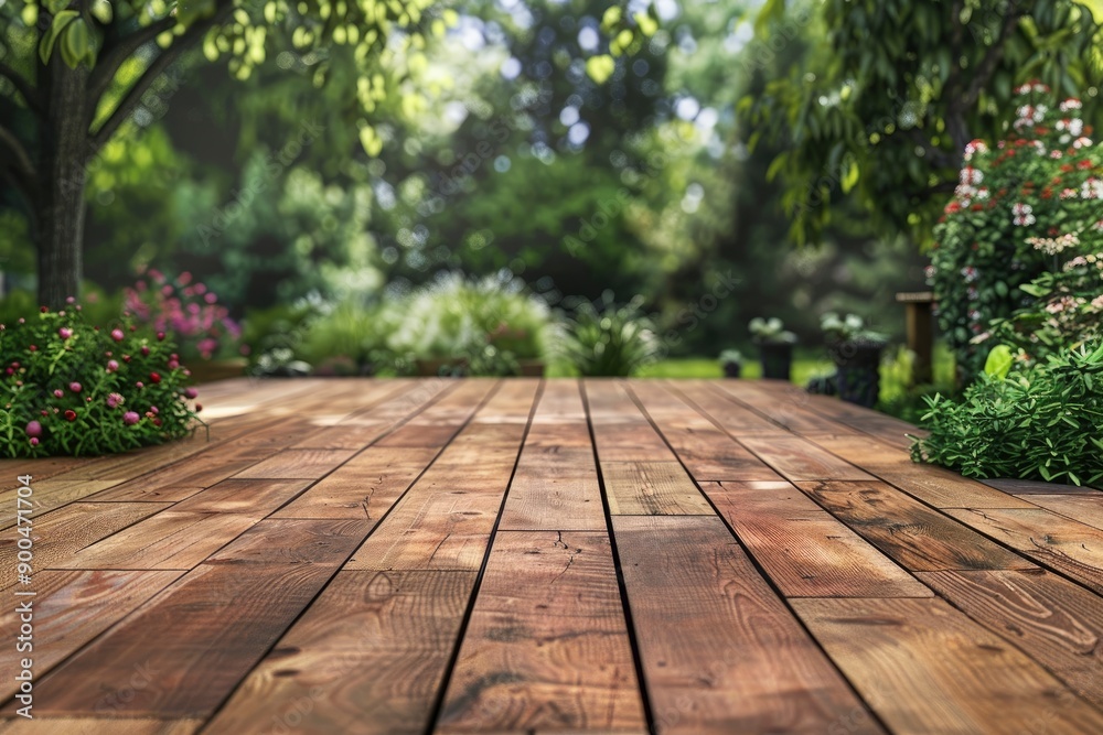 A studio photo of outdoor timber decking , ai A studio photo of outdoor timber decking , ai