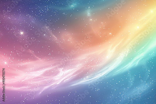 A background with soft pastel rainbow color