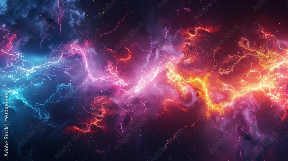 Abstract light streaks background with dynamic, glowing lines and vibrant colors Abstract light streaks background with dynamic, glowing lines and vibrant colors