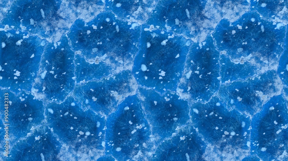 Obraz premium Abstract Blue Ice Texture Background