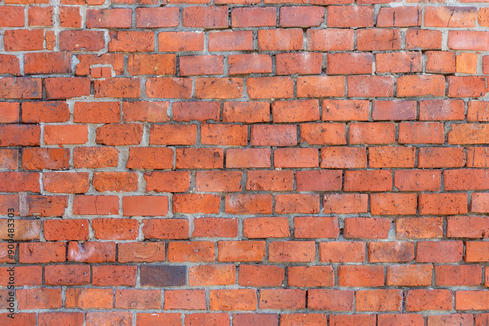 Background of old brick wall pattern texture.