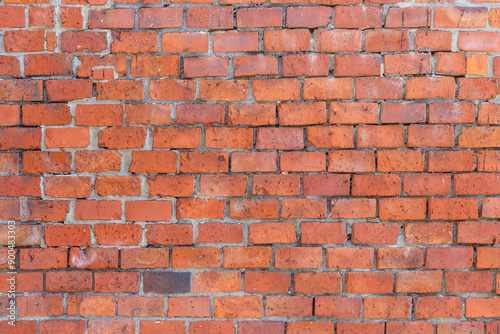 Obraz na płótnie Background of old brick wall pattern texture. w salonie