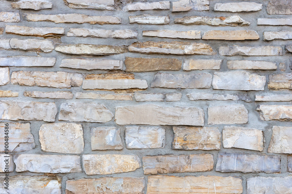 Background of stone wall texture photo