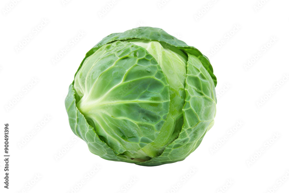 Green cabbage with water drops on the leaves, isolated on white background. Green cabbage with water drops on the leaves, isolated on white background.
