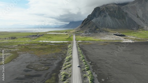 Vestrahorn and Stokkness in Iceland photo