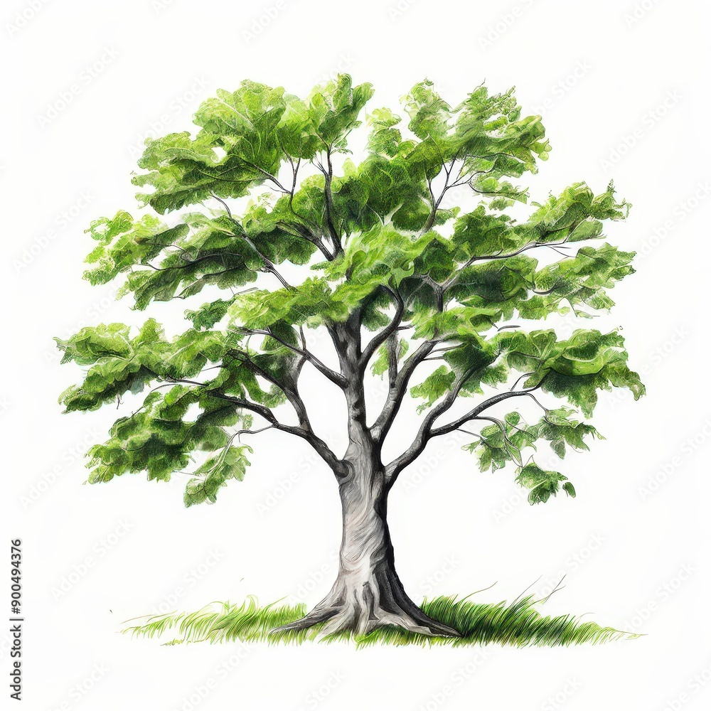 Fototapeta premium the AI Image Generator, tree on transparent background, High quality isolated tree