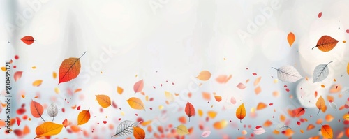 Autumn Leaves Falling