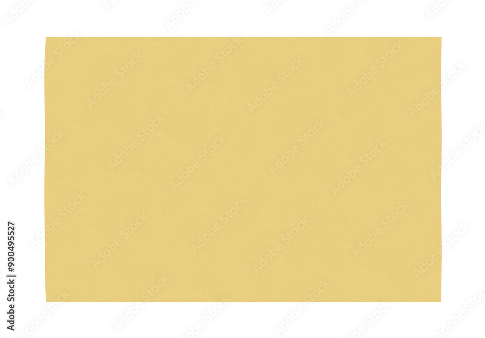 A brown piece of paper horizontal. On isolated transparent background. A brown piece of paper horizontal. On isolated transparent background.