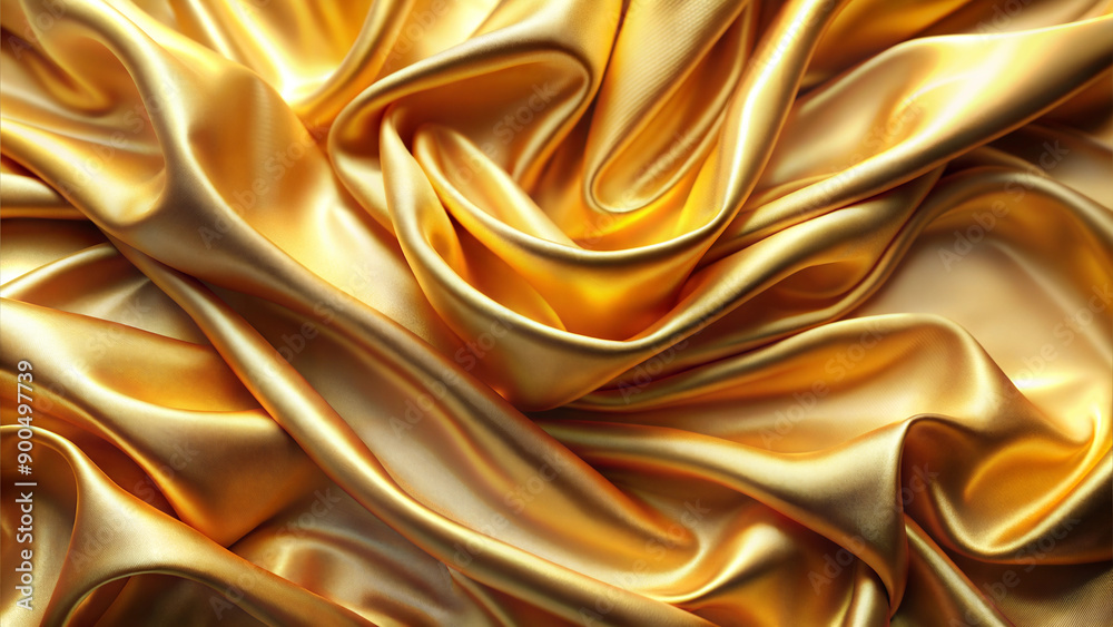 Abstract fabric texture background, gold silk, soft folds and wrinkles in a vibrant gold silk, rich and tactile, smooth uniform texture Abstract fabric texture background, gold silk, soft folds and wrinkles in a vibrant gold silk, rich and tactile, smooth uniform texture