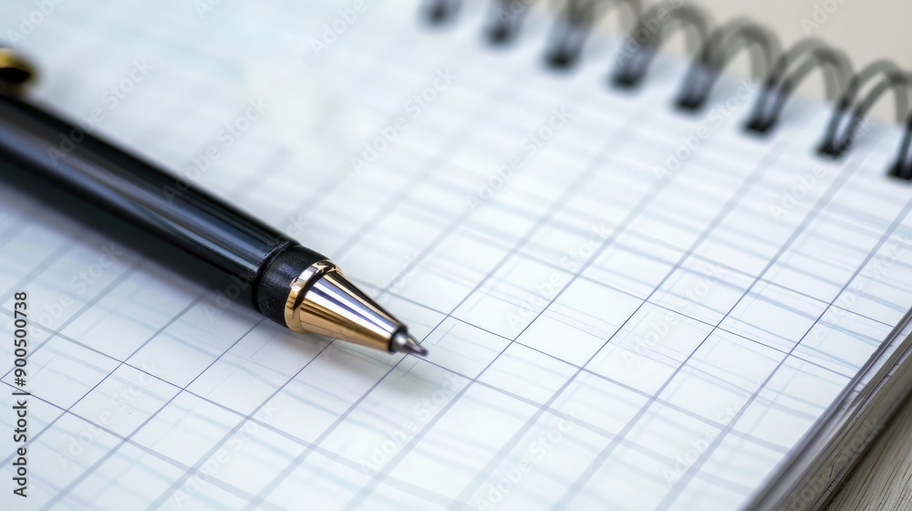 pen and financial graphs, providing space for copy. pen and financial graphs, providing space for copy.