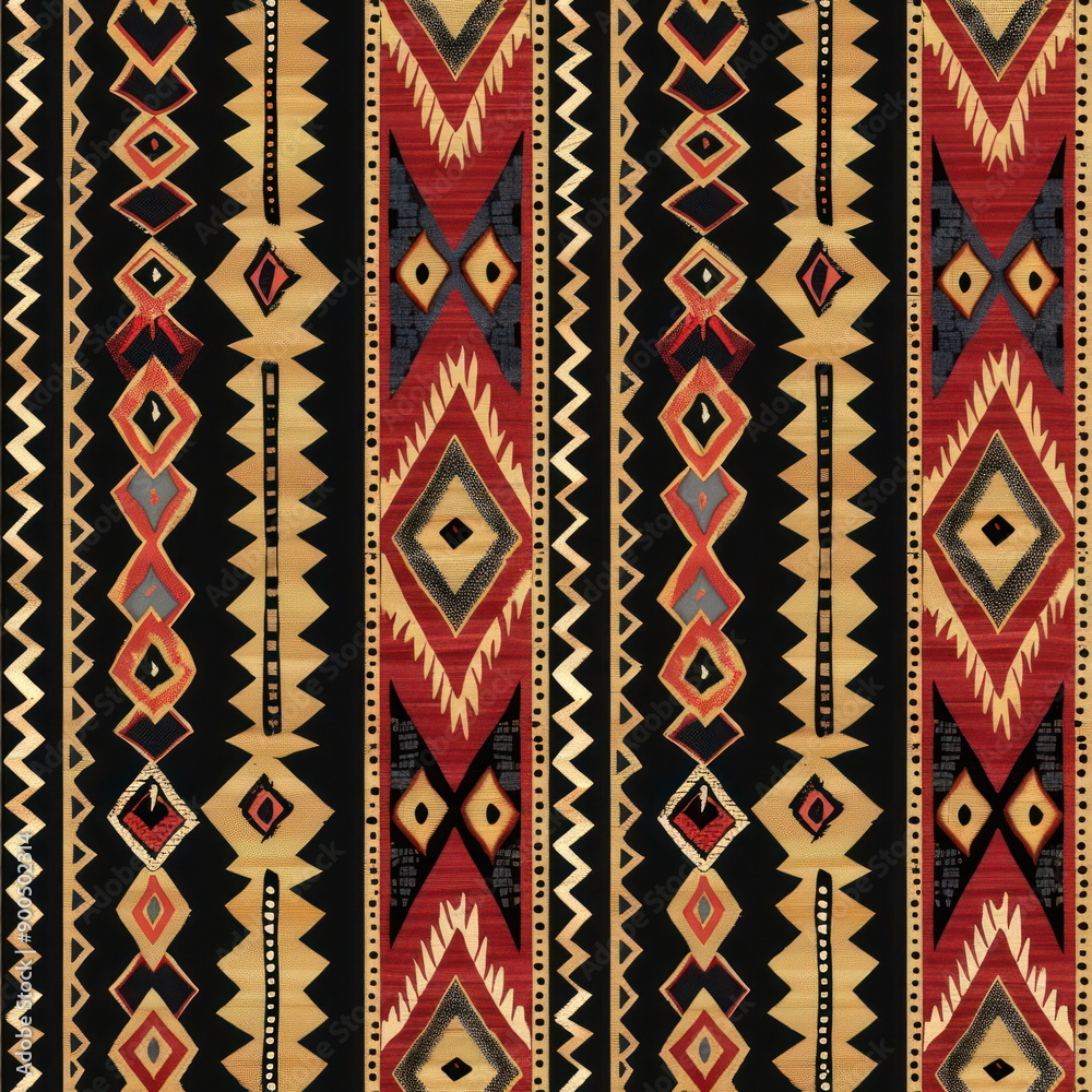 Textile repeat pattern of tribal seamless pattern silk texture Textile repeat pattern of tribal seamless pattern silk texture