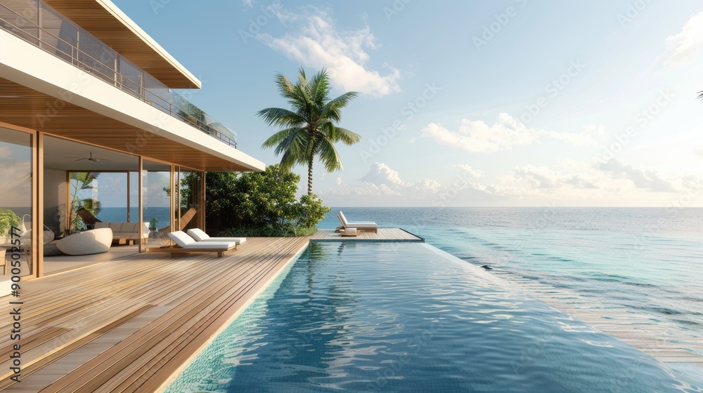Modern Villa With Infinity Pool Overlooking The Ocean Modern Villa With Infinity Pool Overlooking The Ocean
