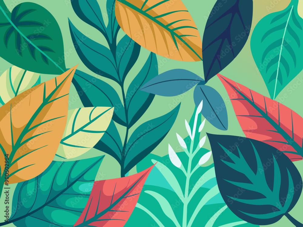 Seamless background with leaves texture background wallpaper Seamless background with leaves texture background wallpaper
