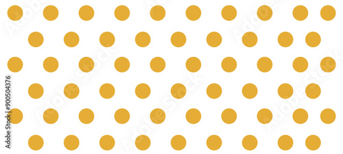 Peach fuzz color of the year 2024 seamless pattern with circles.Vector illustration.