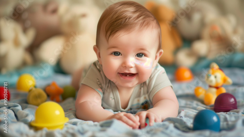 baby child playing with toy