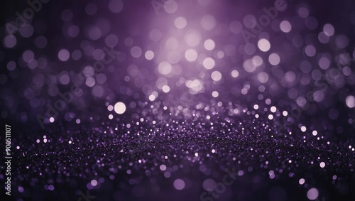 Sophisticated wallpaper with abstract purple bokeh and elegant, blurred lighting