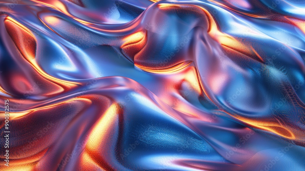 Naklejka premium Gradient texture with a shiny, metallic feel