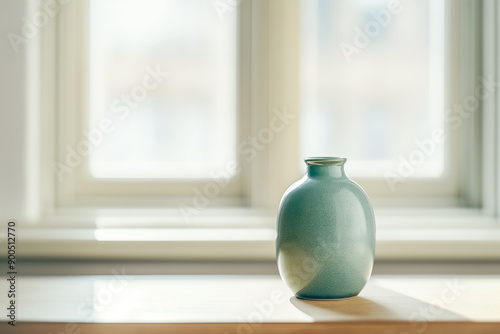 Sculpted ceramic vase, bath...
