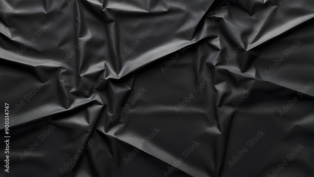 Black paper texture. Folding paper marks. A4 black paper overlay. Black paper texture. Folding paper marks. A4 black paper overlay.