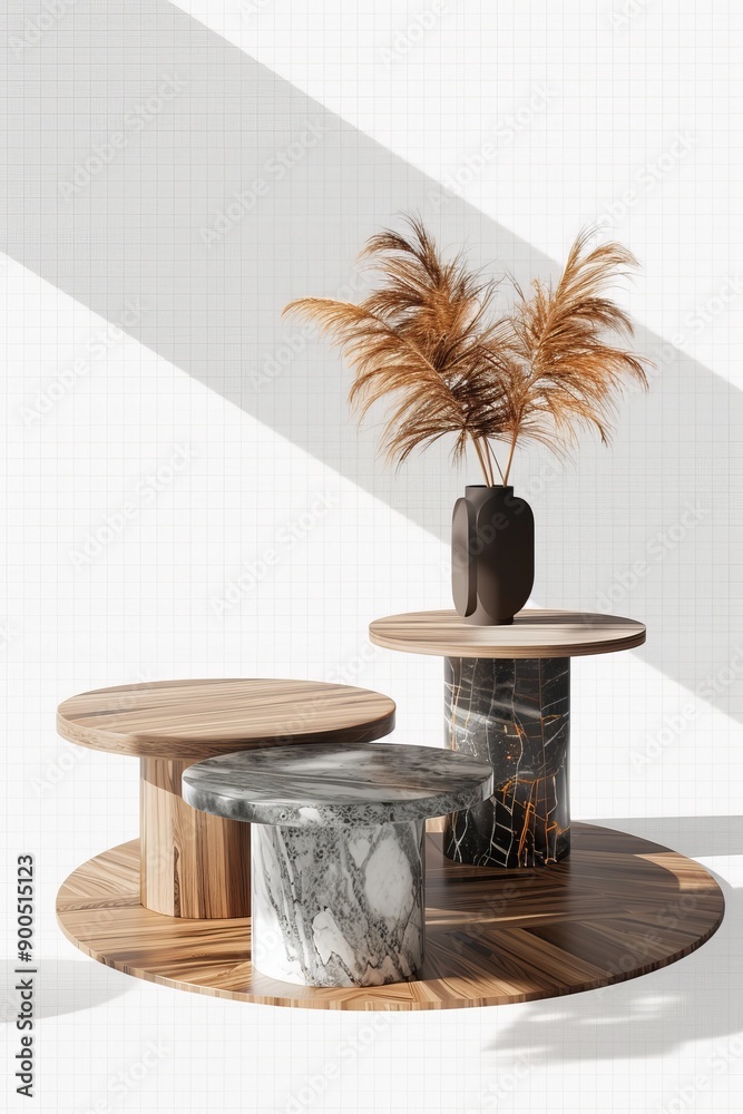 Cutouts of classic marble and modern side coffee tables isolated on transparent backgrounds for Cutouts of classic marble and modern side coffee tables isolated on transparent backgrounds for