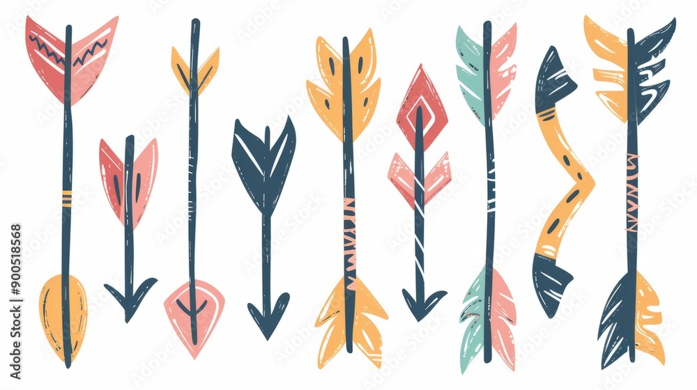 cute arrow hand drawn vector. Arrows mark icon isolated on white background. --ar 16:9 Job ID: 9f7837d4-de54-4c4c-bdb1-ef72334dceaf cute arrow hand drawn vector. Arrows mark icon isolated on white background. --ar 16:9 Job ID: 9f7837d4-de54-4c4c-bdb1-ef72334dceaf