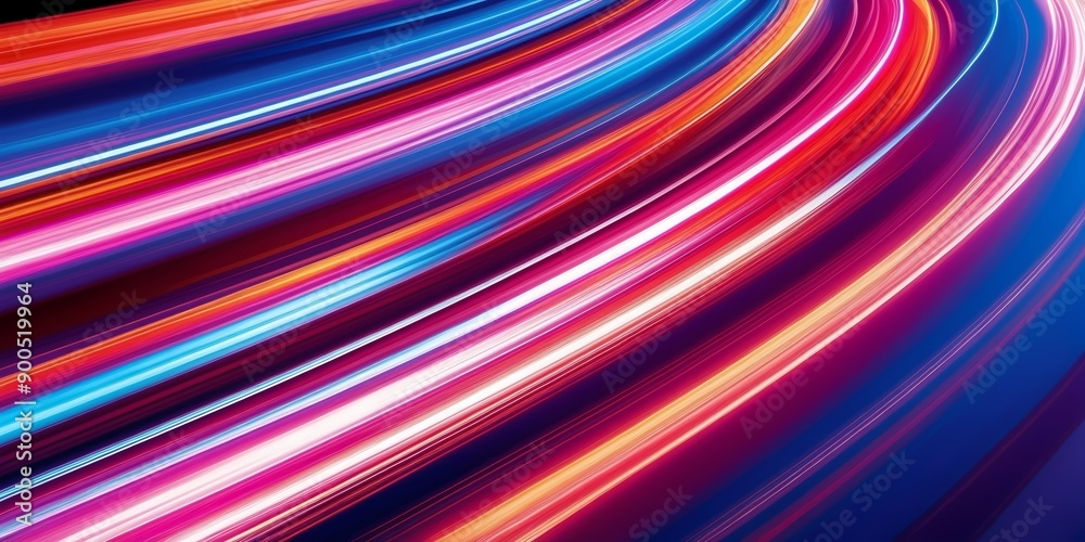 Abstract Speed motion. Bright rays of neon light and colorful glowing lines moving speed through the dark. Abstract Speed motion. Bright rays of neon light and colorful glowing lines moving speed through the dark.