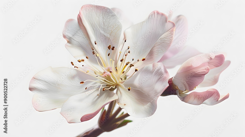 Close-up of Delicate Pink and White Blossoms Close-up of Delicate Pink and White Blossoms